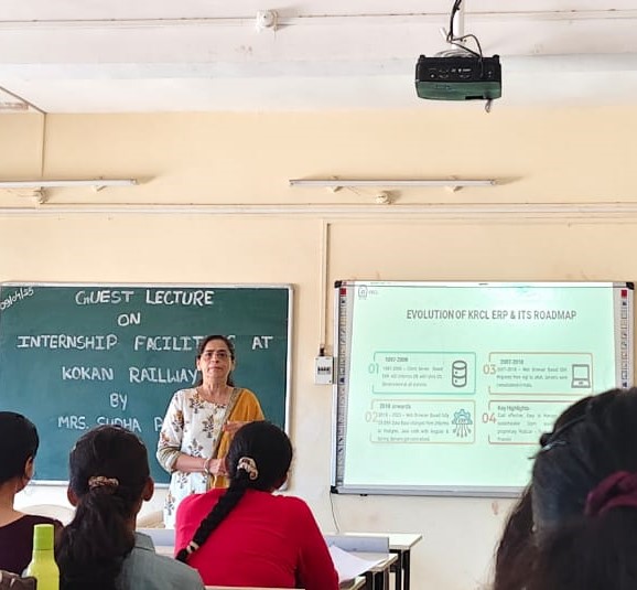 Guest Lecture on Internship Facilities at Kokan Railway